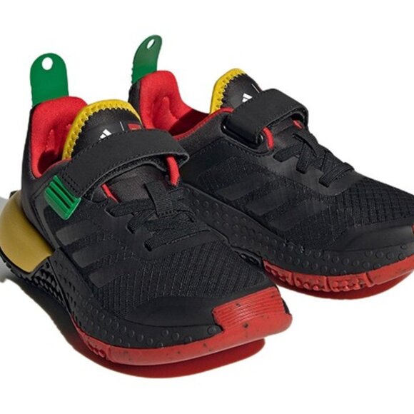 Adidas Sport DNA x LEGO Sneakers | Low Tops | 'Black Red' style | Size 3 - Picture 4 of 6